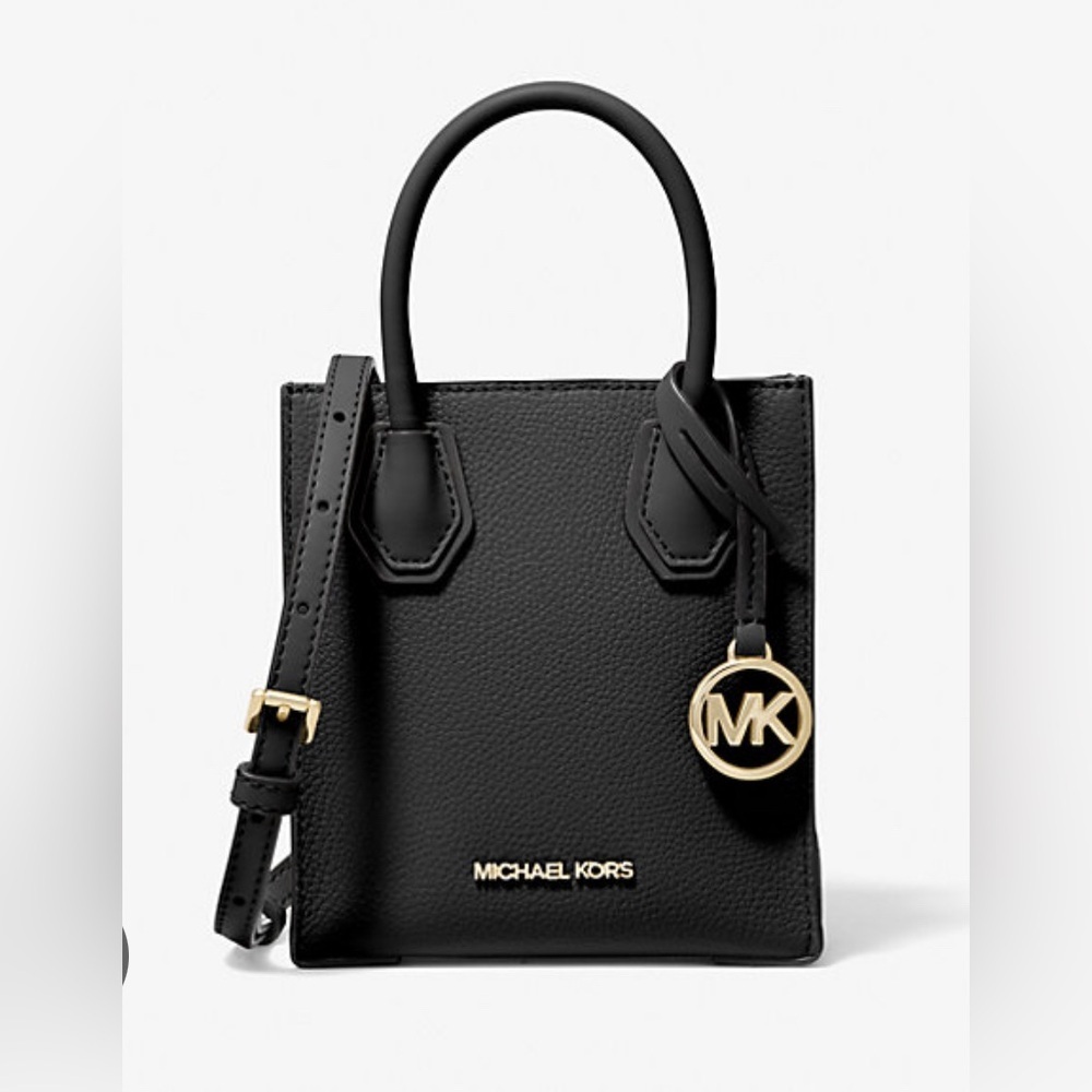 Michael Kors Mercer Extra-Small Pebbled Leather Crossbody Bag